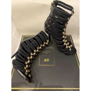 Balmain x H&M sandals